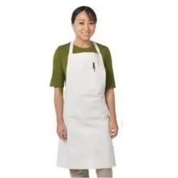 Chef Revival Economy Bib Apron,100% Cotton - White - 610BAC Chef Revival