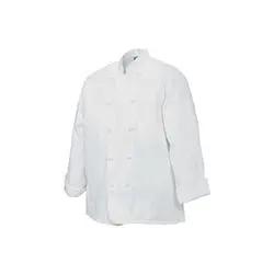 Chef Revival Chefs Coat, White Cool Crew Knot Style Btns XLarge - J050-XL Chef Revival