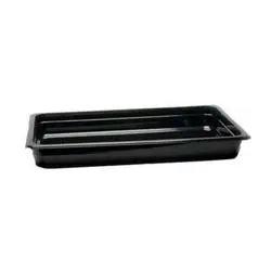 Cambro Cold Food Pan, Plastic - Full Size 2 1/2" Deep - Black- 12CW110 Cambro