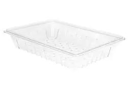 Cambro Food Box Colander, Clear 18" x 26" x 6" - 1826CLRCW135 Cambro