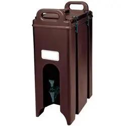 Cambro Beverage Dispenser, Insulated 4 3/4 Gal Dark Brown - 500LCD131 Cambro