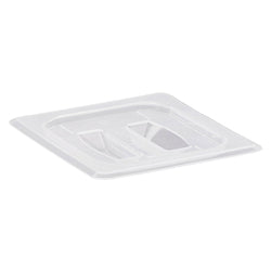 Cambro Food Pan Cover, 1/6 W/ Handle Translucent - 60PPCH190
