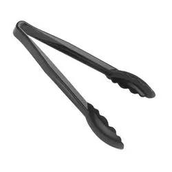 Cambro Tong, Scallop Grip 6"- Black - 6TGS-110 Cambro
