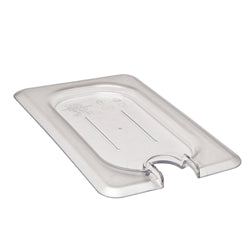 Tapa para bandeja de alimentos Cambro, tamaño 1/9, con muescas planas, transparente - 90CWCN-135
