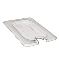 Cambro Food Pan Cover, 1/9 Size, Flat Notched, Clear - 90CWCN-135 Cambro