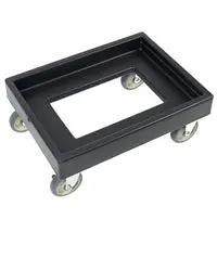 Cambro Camtainer-Camcarrier Dolly, Black - CD300110 Cambro