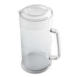Jarra Cambro de plástico de 64 oz con tapa - Transparente - PC64CW135