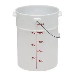 Cambro Pail Poly 22Qt White Plastic - PWB22148 Cambro