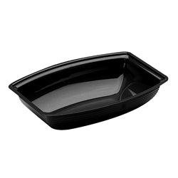 Cuenco Cambro Camwear, acanalado, rectangular, negro, 23 x 30 cm - RSB912CW110