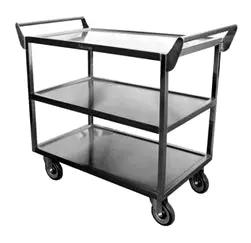 California Cooking Utility Cart S/S 20″ × 40″ × 33-1/2″ - CCKC-2333 California Cooking