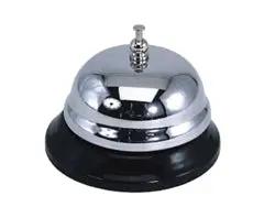 Call Bell Chrome/Black Base 3 1/2" California Cooking