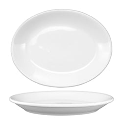 Fuente de cocina californiana, ovalada, 11-3/4", color blanco europeo - CS1D
