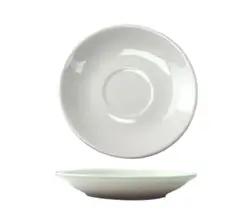 California Cooking Saucer, 4-3/4", Round, European White - CS3D California Cooking