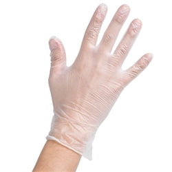 Guantes de cocina California desechables de vinilo, tamaño mediano, paquete de 100 - FP-GV-M