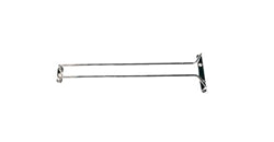 Wire Glass Hanger Brass 16"