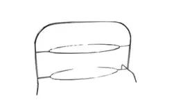 California Cooking Fish Disply Oval Stand, 2-Tier - IR-206C California Cooking