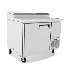 California Cooking Commercial Refrigerator, Pizza Prep Table 44" 1 sect 6 Pans - MPF8201GR California Cooking