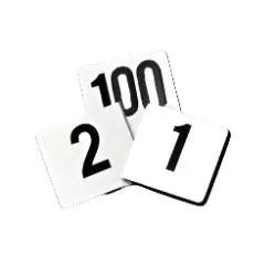CCK Table Numbers, 1-100, 4"Square, Set - PTN4/1-100 California Cooking