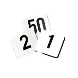 CCK Table Numbers, 1-50, 4"Square, Set - TBN-50 California Cooking