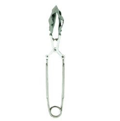 Pinza para sujetar caracoles de 6" de acero inoxidable