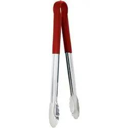 Tong, 12", w/Plastic Hndl Red California Cooking