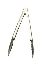 Tong 7" Spring Scalloped S/S California Cooking