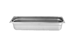 Sartén para mesa de vapor, tamaño 1/2, larga, 4" de alta resistencia