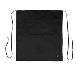 California Cooking Bistro Apron Black Side Pocket - WA-3129BK California Cooking