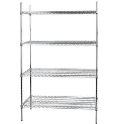 CCK Shelving Kit, 18" x 36" 4 Shelves Chrome California Cooking