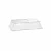 Cal-Mil - Cake Cover, Flat Rectangular 13" x 18" x 4" - Clear Polycarbonate - 327-13 Cal-Mil