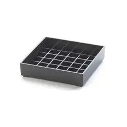 Cal-Mil - Drip Tray, 4" Square - Black - 681-4-13 Cal-Mil