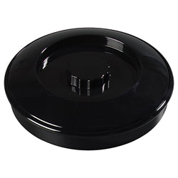 Carlisle Tortilla Server W/Lid, 7-1/2" Black Polypropylene - 0475-03