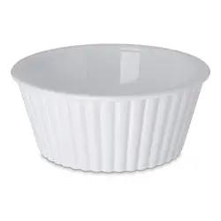 Carlisle Ramekin 4.5 oz Fluted San White NSF - DZ Carlisle