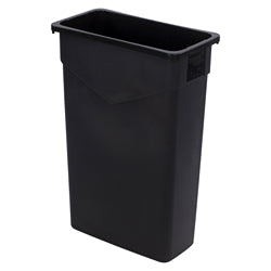 Contenedor de residuos Carlisle Trimline, 23 galones, negro - 34202303