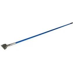 Carlisle Flo-Pac Dust Mop Handle 60", Vinyl Coated Metal, Blue W/1 Pc Clip On Connector - 36201300 Carlisle
