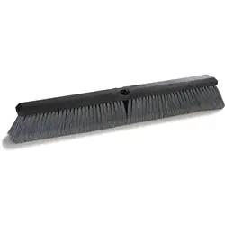 Carlisle Floor Sweep, Fine, 18" Foam Block, Gray Poly Bristles, W/O Handle - 36204818-23 Carlisle