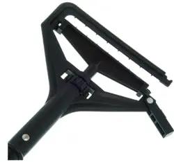 Carlisle Quick-Change Mop Handle, 60" long, 1" dia., plastic head, Black - 3696800 Carlisle