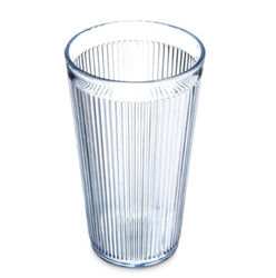 Vaso Carlisle transparente acanalado de 16 oz - 401607