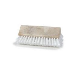 Carlisle - Broom, 10" Hi-Lo Floor Scrub Brush - White - 40423EC02