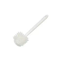 Carlisle Sparta Kitchen Brush, 20" Handle, Medium Stiff Nylon Bristles, White - 4050000 Carlisle