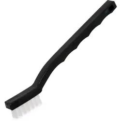 Carlisle Sparta Toothbrush Utility Brush, 7" Handle, 1/2" Nylon Bristles, Black - 40674 Carlisle