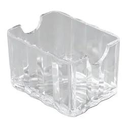 Carlisle Crystalite Sugar Packet Caddy, 20 Packets, Dishwasher Safe, Styrene, Clear, NSF - 4549-07 Carlisle