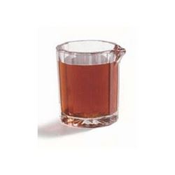 Carlisle - Jarra para crema/jarabe, 2 oz, plástico transparente - 456007