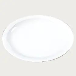 Sandwich Plate 7-1/4" Wht Mel Carlisle