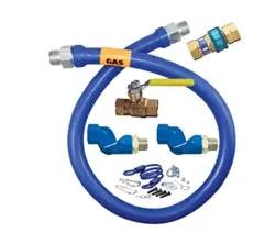 Dormont Quick Disconnect, Swivel Gas Hose, 3/4" X 48" - 1675KIT2S48 Dormont
