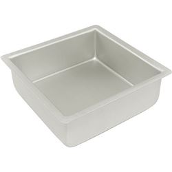 Fat Daddios - Cake Pan, Square 6" x 6" x 2" - Anodized Aluminum - PSQ-662