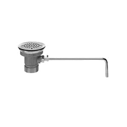 Fisher Waste Valve, With Flat Strainer - 22209