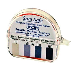Franklin Machine Products - Kit de prueba de papel tornasol para desinfectante de cloro - 142-1158