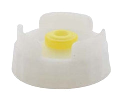 Tapa dispensadora de válvula amarilla de Franklin Machine Products - 280-1905