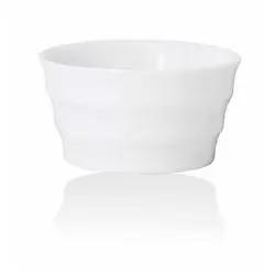 FOH Ramekin, Porcelain Ribbed 3oz - White - CS12 Front Of The House